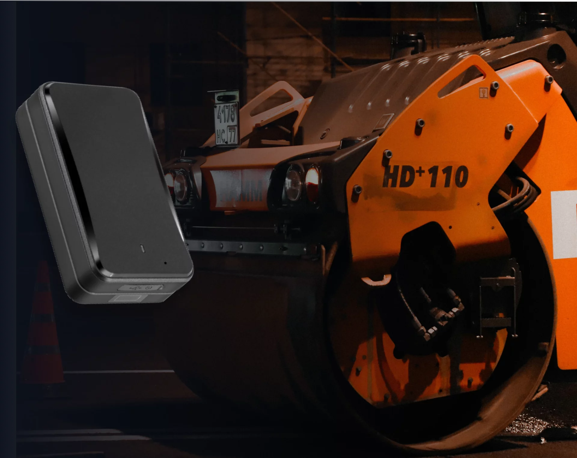 Real-world map tracking fleet vehicles and heavy machinery using GPS trackers