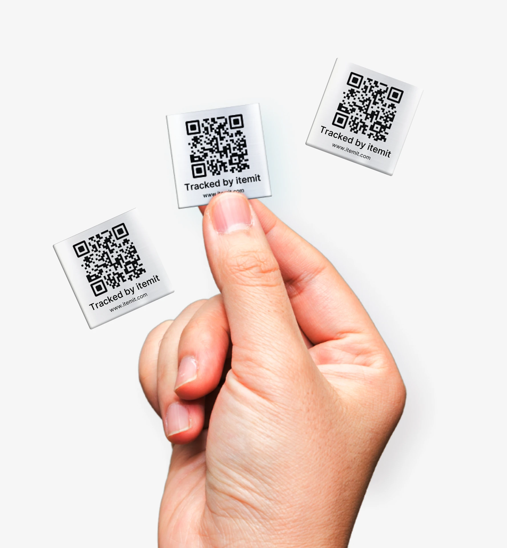 Standard itemit 25mm QR code asset tracking sticker tag