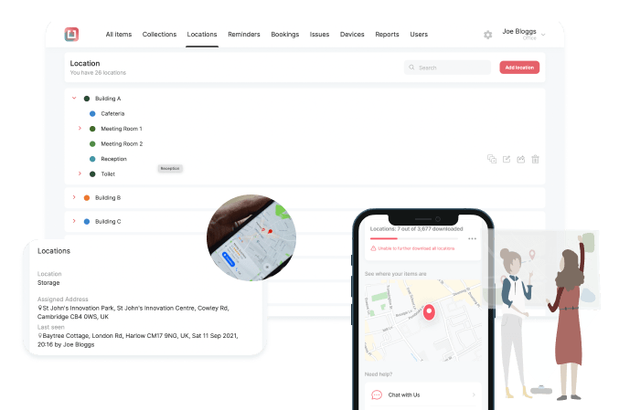 Asset location tracking Asset location tracking